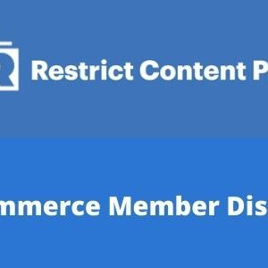 Restrict Content Pro – WooCommerce Member Discounts v1.0.7 GPL