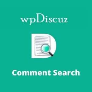 wpDiscuz Comment Search Addon GPL v7.1.6
