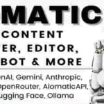Aiomatic GPL v2.7.7 – AI Content Writer, Editor, ChatBot & AI Toolkit