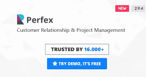 Perfex Powerful Open Source CRM GPL v3.4.1 – PHP Script