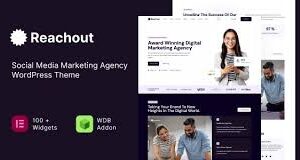 Reachout Theme GPL v8.4 – Social Media Marketing Agency WordPress Theme