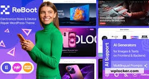 Reboot Theme GPL v1.6 – Electronics Store & Device Repair WordPress Theme