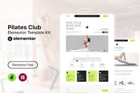 Prilly Pilates Club Elementor Template Kit GPL v1.0