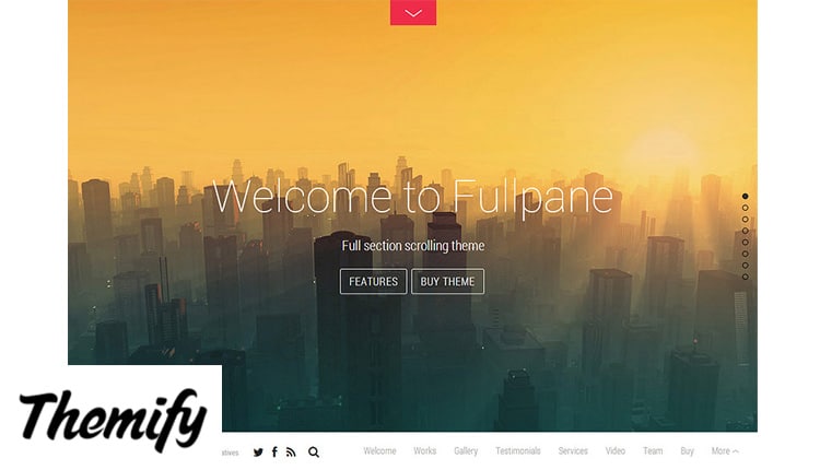 Themify Fullpane WordPress Theme GPL v8.0.2 + Lifetime Activation ...