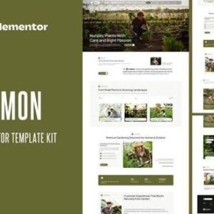 Amon Nursery & Gardening Elementor Template Kit GPL v1.0