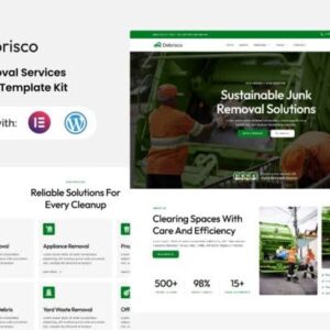 Debrisco Junk Removal Services Elementor Template Kit GPL v1.0
