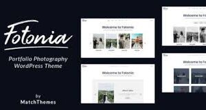 Fotonia Theme GPL v1.7.3 – Portfolio Photography Theme for WordPress