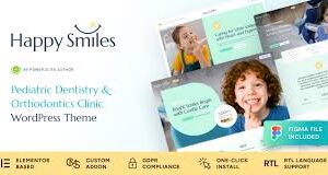 Happy Smiles Theme GPL v1.0.2- Pediatric Dental Clinic & Dentist WordPress Theme