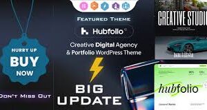 Hubfolio Theme GPL v1.1.4 – Creative Portfolio & Digital Agency WordPress Elementor Theme