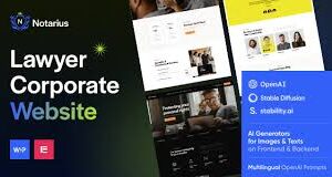 Notarius Theme GPL v1.15.0 – Legal Advisor WordPress Theme