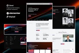 Omni AI Agency & Tech Company Elementor Template Kit GPL v1.0