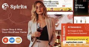 Spirits Theme GPL v1.9.0 – Liquor Shop & Wine Store WordPress Theme