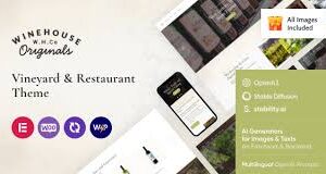 Wine House Theme GPL v2.2 – Winery & Restaurant WordPress Theme