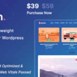 Cavin Theme GPL v1.9 – Minimal & Lightweight WordPress Blog Theme