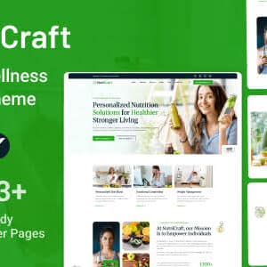 NutriCraft Theme GPL v1.0 – Dietitian & Wellness WordPress Theme