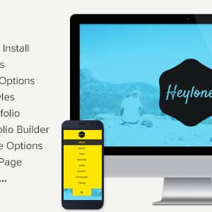 Heylone Theme GPL v2.5 – One Page Parallax WordPress Theme