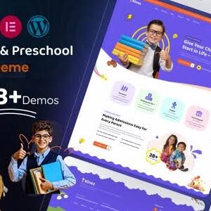 Kinez Theme GPL v2.0.0 – Kindergarten & School WordPress Theme