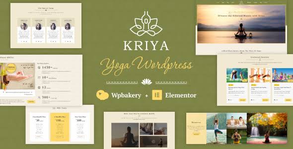 Kriya Theme GPL v4.8 – Yoga WordPress Theme