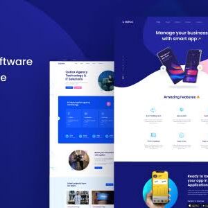 Quitox Theme GPL v1.0.7 – Software & IT Solutions WordPress Theme
