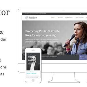 Solicitor Theme GPL v3.3 – Law Business Responsive WordPress Theme
