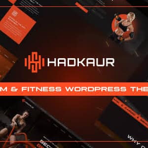 Hadkaur Theme GPL v1.0.1 – Fitness and Gym WordPress Theme