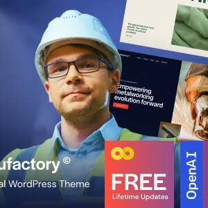 Manufactory Theme GPL v1.12.0 – Industrial WordPress Theme