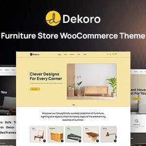 Dekoro Theme GPL v1.2.2 – Furniture Store WooCommerce Theme