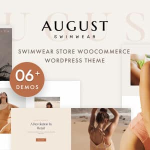 August Theme GPL – Swimwear WooCommerce WordPress Theme
