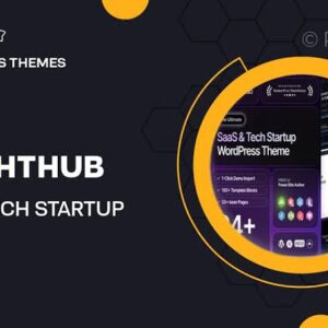 BrightHub Theme GPL v1.0.6 – SaaS & Tech Startup WordPress Theme