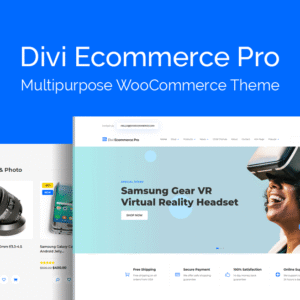 Divi Ecommerce Pro GPL v1.0.12 – WP Zone