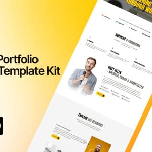 Persova Template Kit GPL – Influencer Portfolio Elementor Template Kit