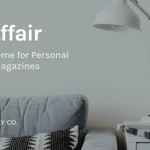 The Affair Theme GPL v3.6.1 – Creative Theme for Personal Blogs and Magazines
