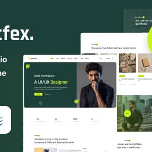 Portfex Theme GPL v1.3 – Personal Portfolio WordPress Theme