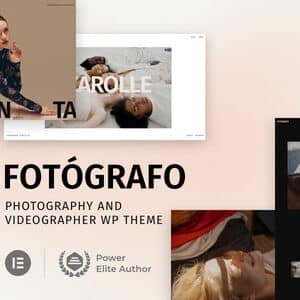 Fotógrafo Theme GPL v38 – Photography Videographer WordPress Theme