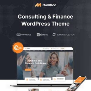 Maxbizz Theme GPL v1.2.3.20 – Consulting & Financial Elementor WordPress Theme